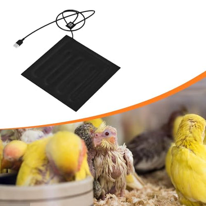 Reptile Heating Mat, Terrarium Heating Mat, Tank Pad, Gecko Pad, 22cmx22cm
