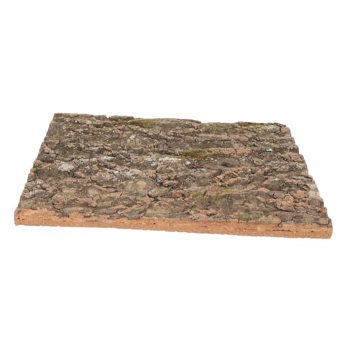 Toddmomy Cork Bark Background for Reptile Tanks and Aquariums Natural Terrarium Decor Safe for Aquatic Animals Compact for Climbing Pets