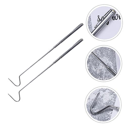 GANAZONO 2pcs Snake Catching Hooks Snake Grabber Tool for Handling and Catching Reptiles Ideal for Outdoor Use and Emergency Situations