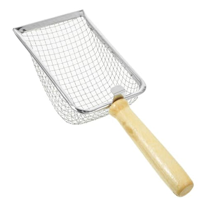 ERINGOGO Reptile Litter Scoop with Handle Efficient Cat Litter Shovel for Easy Cleanup Fine Mesh Sifter Durable Pet Waste Cleaner for Reptile Containers and Cat