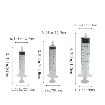 8Pcs Pet Bird Parrot Milk Feeding Syringe Set, Bird Hand Feeding Syringe with Soft Feeding Tubes for Feeding Pets(5ml+10ml+20ml) - size: 5ml+10ml+20ml