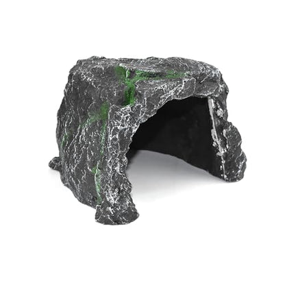 OMEM Reptile Hiding Large Cave Habitat Decorative Resin Pet Nest Turtle Lizard Dedicated Advanced Cave Shelter