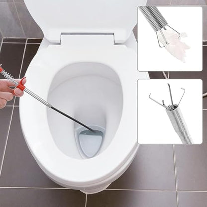 Drain Snake,61 inch Flexible Grabber Claw Pick Up Reacher Tool,Drain Clog Remover - Gutter Cleaning Tools for Home Sink, Bathroom Tub,Drain, Toilet, Tight Spaces - style: 61"