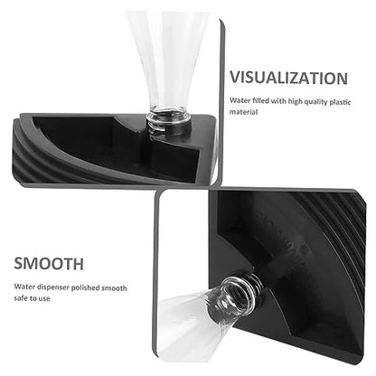 1Pc Creative Lizard Drinking Fountain Odorless Automatic Water Dispenser for Turtles Reptiles Capacity Stable Base Easy to Corner Design for Pet Supplies