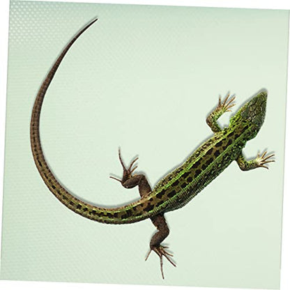 Garneck Eva Reptile Carpet for Snake Cage Bearded Dragon Tank Mat Tortoise Substrate Liner - color: Light Green