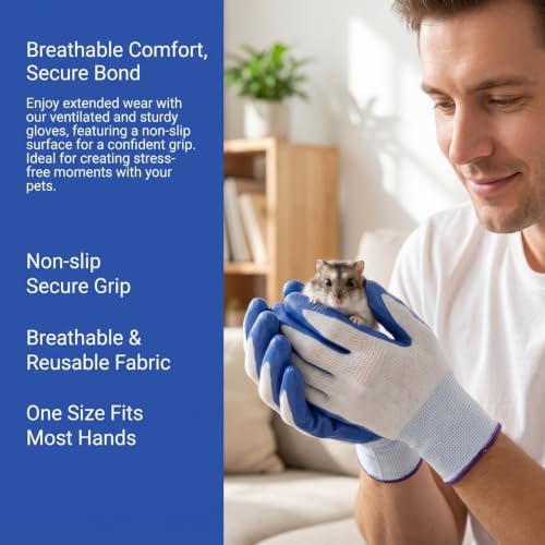 DOITOOL Anti Bite Gloves for Dogs, Medium, Rubber, Polyvinyl Chloride