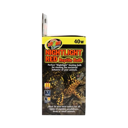 Zoo Med Nightlight Red Reptile Bulb, 40 Watts - size: 40 W