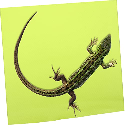 BESPORTBLE Leopard Gecko Bearded Dragon Snake Terrarium Liner Reptile Carpet Eva Pet Substrate Mat - color: Light Green