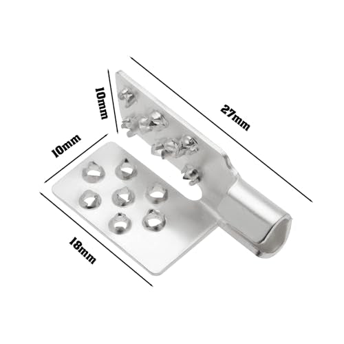 10pcs Crimp Connectors Mounting Clamps Infrared Heating Foil Crimp Press Flat Connector Clamps for Installing Infrared Carbon Heating Foil Heating Fabric