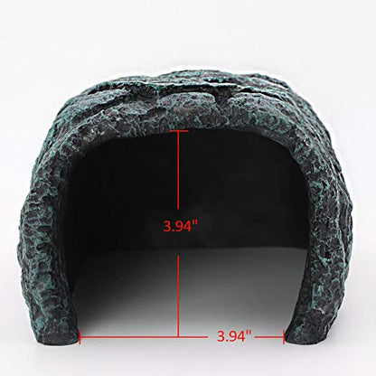 Reptile Rock Hideout Reptile Rock Hide Cave Reptile Hide Away Turtle Hideout for Bearded Dragon Tortoise Small Lizards Fish Amphibians
