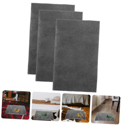 3pcs Reptile Carpet Liner Washable and Reusable Substrate Mat for Turtles Lizards Snakes and Geckos Water-Absorbent Cushion for Terrarium Setup