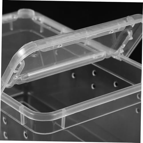 POPETPOP Acrylic Reptile Critter Keeper Snake Spider Gecko Tank Breeding Box Egg Tray