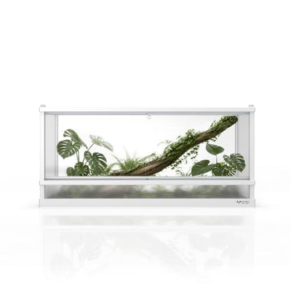 50 Gallon Reptile Tank, Reptile Enclosure for Easy Maintenance, Top Screen Ventilation & Glass Sliding Door 38''x18''x18'' - size: 38x18x18" 50 Gallon