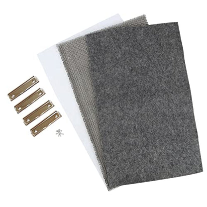 HANABASS Reptile Accessories Tortoise Cage Mat Gecko Tank Liner Washable Reptile Carpet Pad - color: Light Grey