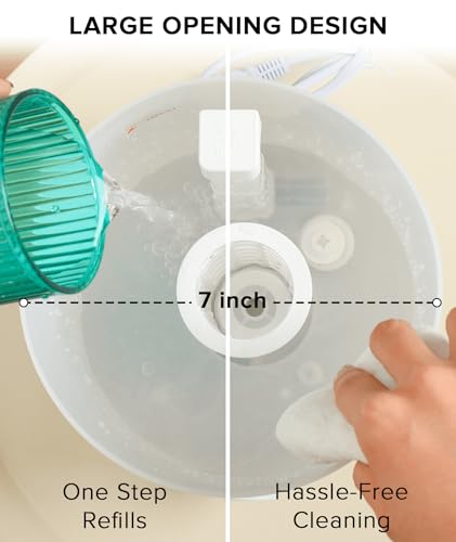 No Leak Reptile Fogger Humidifiers Mister for Reptile Tank, 3L Top-Fill Terrarium Humidifier with Hose - Ideal for Snakes, Tortoises, Chameleons, Ball Python and Hermit Crabs (Single/Dual Fog Output)