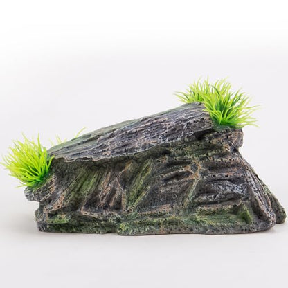 KOOBOOK 1Pcs Creative Resin Rock Cave for Aquarium Decor Amphibians Spiders Frogs Funny Hiding Spot in Fish Tank Reptile Simulation Rock Cave Terrarium Turtle Hideout