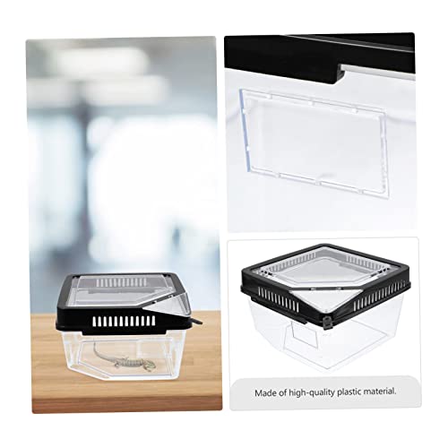 POPETPOP Plastic Reptile Breeding Box Geckos Cage Reptile Terrarium Easy to Use Pet Supplies