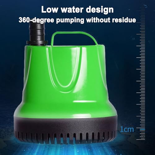Aquarium Submersible Pump | Fish Tank Water Pump,Silent Circulation Filter Device Suction Cup for Drainage Pond Terrarium Outdoor Sump Pool Irrigation