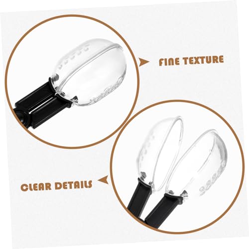 YARNOW 3pcs Multi-use Small Animal Poop Scoop Plastic Scissor for Hamster Supplies Scientific Grip for Safety