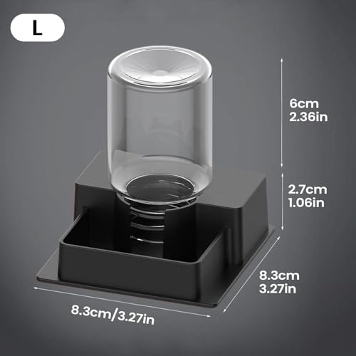 Genérico Turtle Drinker - Automatic Anti-Leak | Automatic Water Dispenser for Turtle - Indoor Garden Patio Backyard Tank Aquarium Gecko Snake Bearded Dragon - color: All