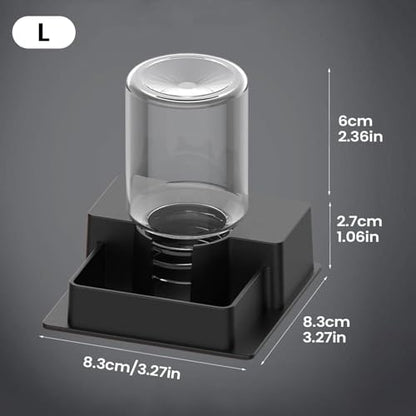 Reptile Water Feeder - Automatic Leak-Proof Dispenser, Constant Level Hydration Station | Waterer for Gecko Snake Lizard Bearded Dragon Home Indoor Tank Habitat - color: ll