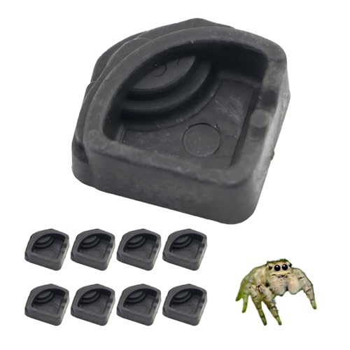 9 Pack Mini Resin Water Bowls - Micro Food/Water Dish for Tarantula, Spider, Millipede, Hermit Crab, Reptiles & Water Bowl(0.39" H)