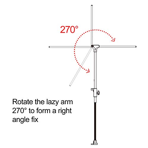 REPTI ZOO Reptile Dual Lamp Stand and Reptile Terrarium Thermometer Hygrometer