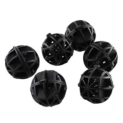 100pcs Bio Balls Filter Media with Sponge Aquarium Filter Media Tank Bio Balls, for Fish Tank, Aquarium, Pond Filter Media