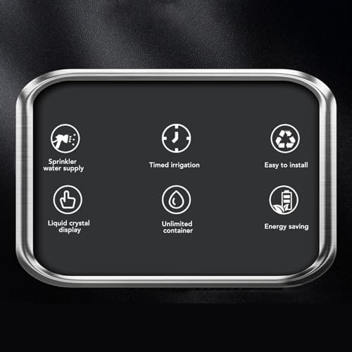 Sorandy Reptile Fogger Smart Spray System Automatic Timing Reptile Humidifier with 2 Adjustable Nozzles 5m Hose USB Pump for Terrarium Amphibians Frogs Snakes Plants