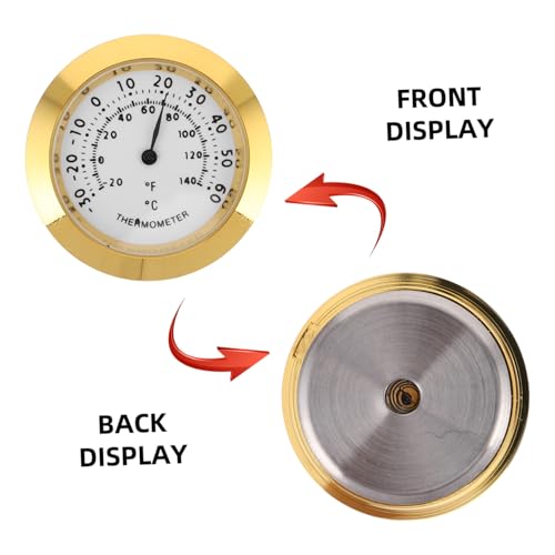 LIOOBO 2Pcs Mini Temperature and Humidity Monitor Accurate Indoor Hygrometer for Guitar Cases Reptile Terrariums Kitchen and Greenhouse Use High Precision Sensor for Real