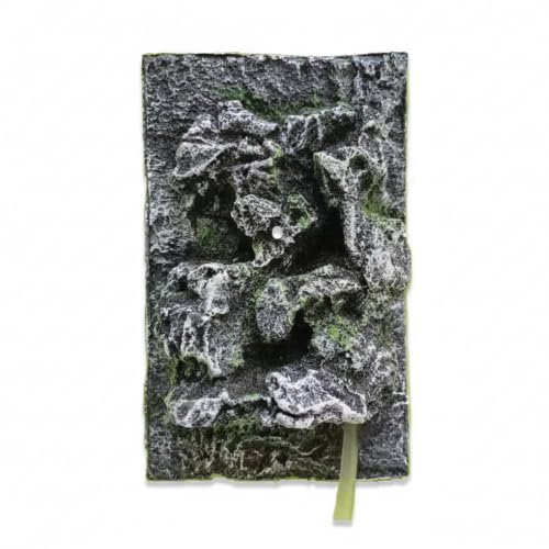 Terrarium Background Board with Water Pump, PU Foam Rockery Wall for Reptile Habitat Humidity