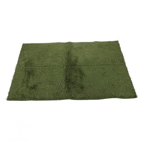 BESPORTBLE Reptile Carpet Mat for Bearded Dragons and Lizards Washable Terrarium Liner Comfortable Bedding Wear-Resistant Faux Grass for Reptile Habitats - size: 60.00X40.00X0.50CM