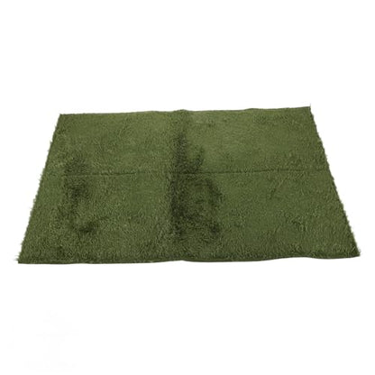 BESPORTBLE Reptile Carpet Mat for Bearded Dragons and Lizards Washable Terrarium Liner Comfortable Bedding Wear-Resistant Faux Grass for Reptile Habitats - size: 60.00X40.00X0.50CM
