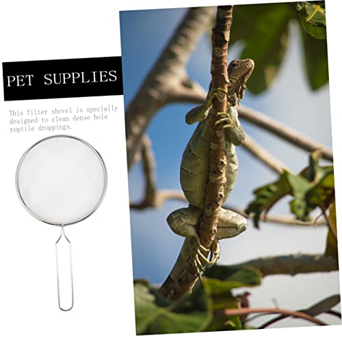 KESYOO Reptile Sand Shovel High Density Mesh Cleaning Scoop for Terrarium Supplies Suitable for Tortoise Lizard Snake Scorpion Efficient Waste Removal Tool