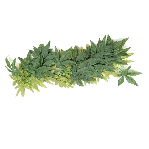 Sonew Lifelike Green Artificial Plant for Aquarium and Fish Decoration 30cm - Plastic Plant with Suction Cup for Reptile Terrariums and Underwater Decor (20 inches 50cm) - size: 20 inches 50cm