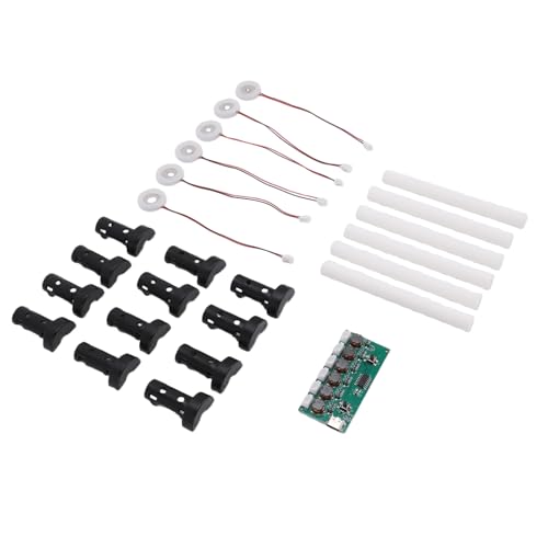 SUNGOOYUE Ultrasonic Mist Maker Circuit Board Humidifier Module Diy For Reptile Terrarium Plant Humidifying, Electronic Atomizer Driver 6 Plates (6 Heads) - color: 6 Heads