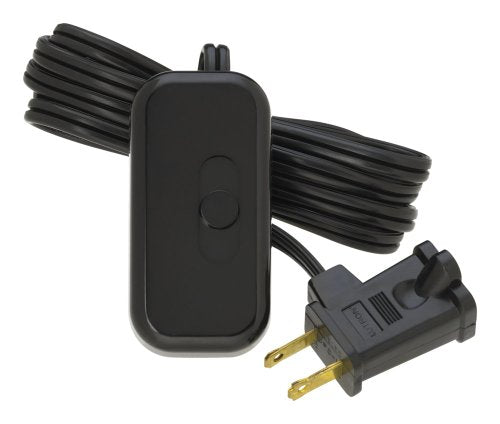 Lutron Credenza LED+ 100-Watt Plug-In Lamp Dimmer Switch, TTCL-100H-BL, Black - color: Black