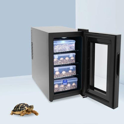PERFERATE 23L Reptile Egg Incubator Digital Reptile Egg Incubator Scientific Hatcher Lab Incubator Temperature Control from 10-40°C for Snakes Wall Lizard and Turtles