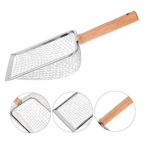 TOYANDONA Cat Litter Scoop with Handle Durable Pet Litter Shovel for Easy Cleanup of Cat Feces for Cat Supplies and Reptile Waste Management