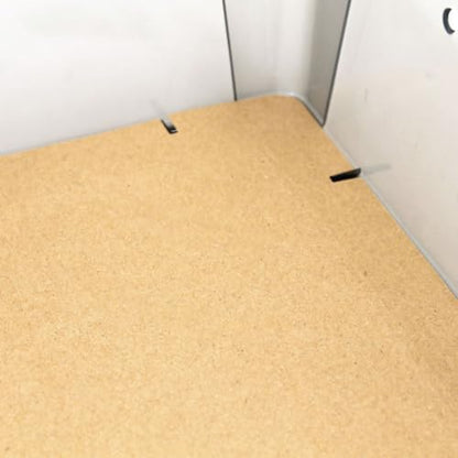 Yardwe Reptiles Box Paper Mat 50 Sheets Kraft Disposable Cushion Pad for Breeding Box Bottom Liner Suitable for Reptile Raising and Feeding Supplies