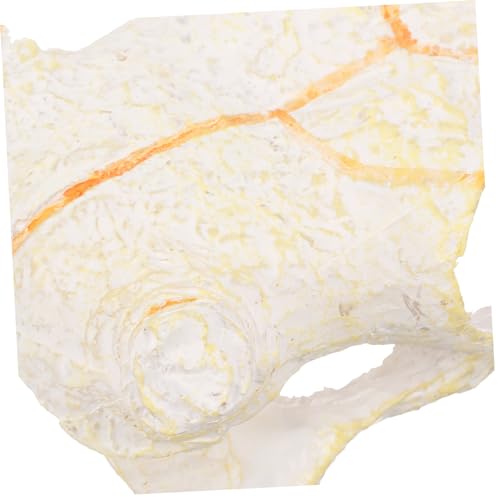 Hemoton Reptile Hideout Skull Decor Resin Molding for Aquarium and Terrarium for Fish and Turtles Unique Home Decoration for