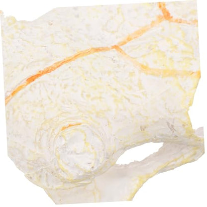 Hemoton Reptile Hideout Skull Decor Resin Molding for Aquarium and Terrarium for Fish and Turtles Unique Home Decoration for