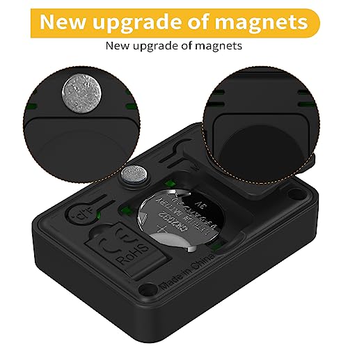4PCS Mini Digital Hygrometer and Thermometer,Reptile Thermometer with Magnetic & Tablestand, Indoor Temperature and Humidity Meter Gauge for Humidors Greenhouse Garden Cellar Closet Guitar Case - style: without probe