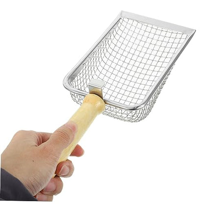 ERINGOGO Reptile Litter Scoop with Handle Efficient Cat Litter Shovel for Easy Cleanup Fine Mesh Sifter Durable Pet Waste Cleaner for Reptile Containers and Cat