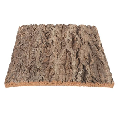 BESPORTBLE Cork Terrarium Background Natural Reptile Bark Backdrop for Climbing Lizard Habitat Decor for Bearded Dragons and Other Reptiles Aquarium Landscaping