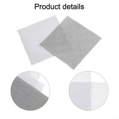 Ardening Gauze Net for Flower Pots, 10x10cm Soil Barrier Mesh Gaskets to Prevent Leakage,Drainage Screens, for Garden Outdoor Potted Plants,White ﻿(20) - size: 20