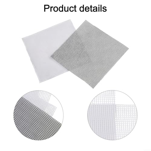 Ardening Gauze Net for Flower Pots, 10x10cm Soil Barrier Mesh Gaskets to Prevent Leakage,Drainage Screens, for Garden Outdoor Potted Plants,White ﻿(50) - size: 50