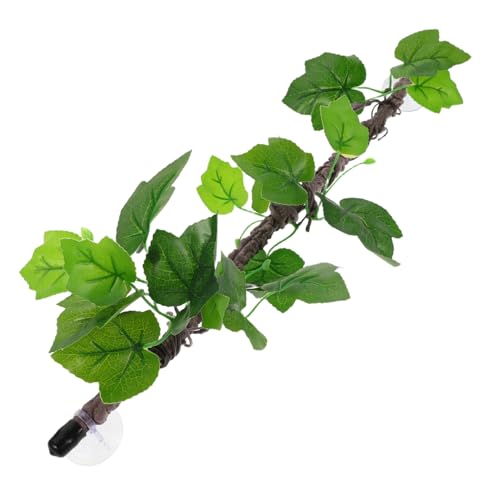 Milisten Jungle Vines Artificial Climbing Plants with Suction Cups for Reptiles Flexible Fake Vines for Terrarium Habitat Decor for Chameleons Snakes Frogs and Bearded