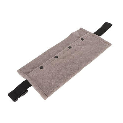 Bearded Dragon Sling Carrier, Soft Warm Reptile Sling Hands Free Lizards Carrier Pouch with Adjustable Strap for Lizard Leopard Gecko Hamster Small Animals(Grey)