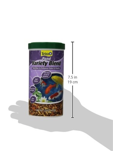 Tetra Pond 16455 Variety Blend Food, 5.29-Ounce, 1-Liter - size: 5.29 Ounce (Pack of 1)